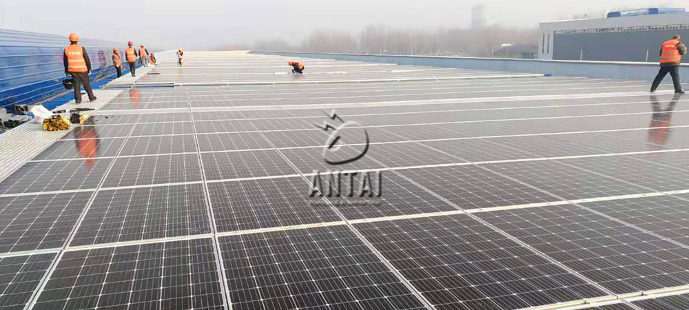 Solar BIPV roof mounting system