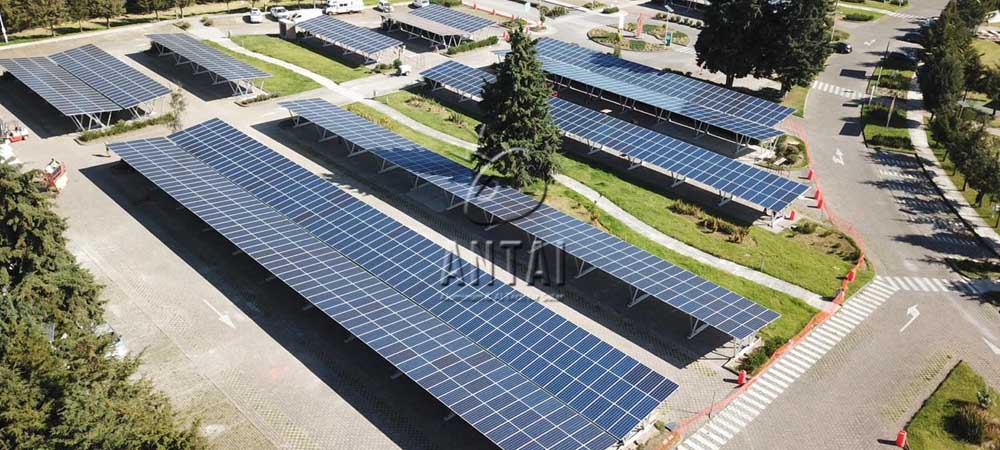 aluminum solar carport mounting system