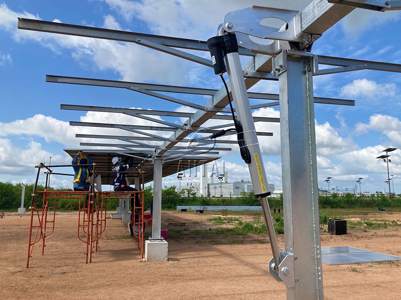 Solaxisys solar tracker in Southeast Asiat 