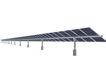 Slew-Drive Single-Axis Independent Tracking System