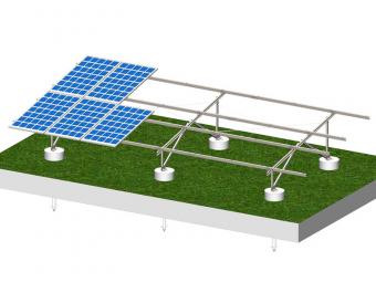 Steel ground mounting