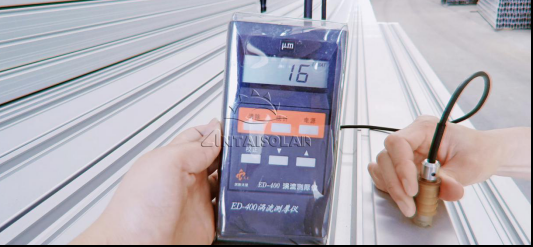 How do anodization affect solar racking performance