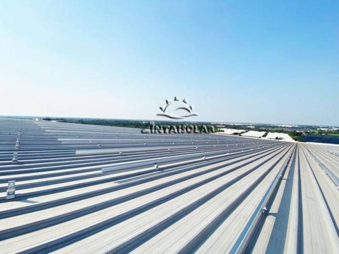 How to Install Standing Seam Roof Mounting System by Klip lok 700 Roof Clamp?