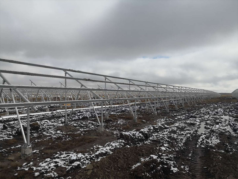 A 50MW project utilized Solaxisys solar racking has successfully connected to the grid