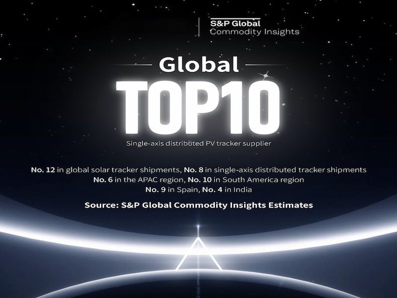 Solaxisys Ranks 12th in Global Solar Tracker Shipments