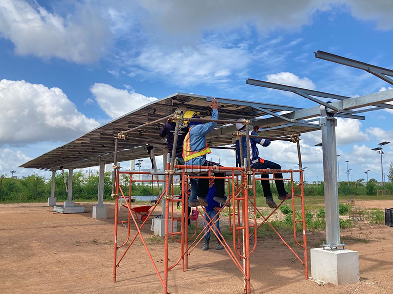 Case study about Solaxisys ANT-Cloud solar tracker in Thailand