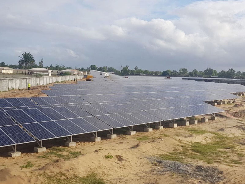 2MW-Aluminum ground mount -Africa 